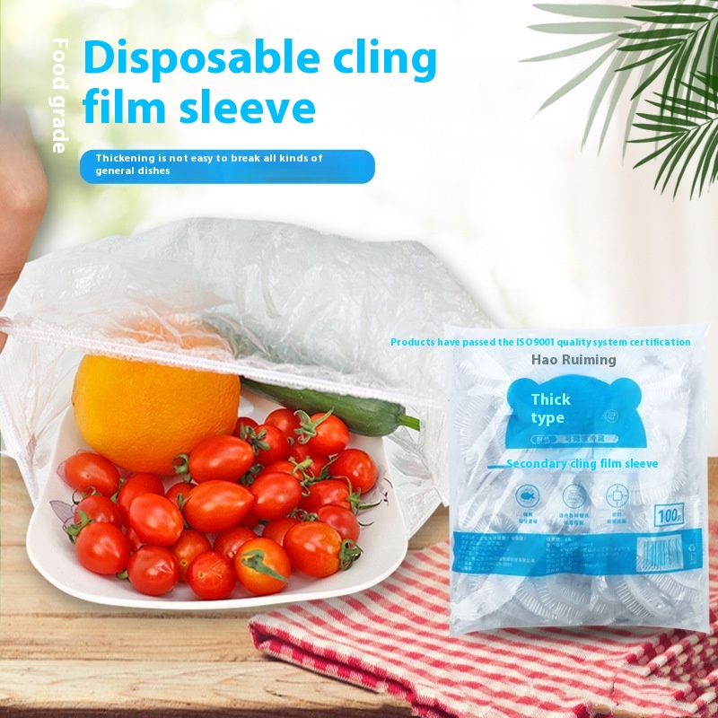 Food Storage Plastic Bag - 100 Uds. Envoltura desechable para alimentos,