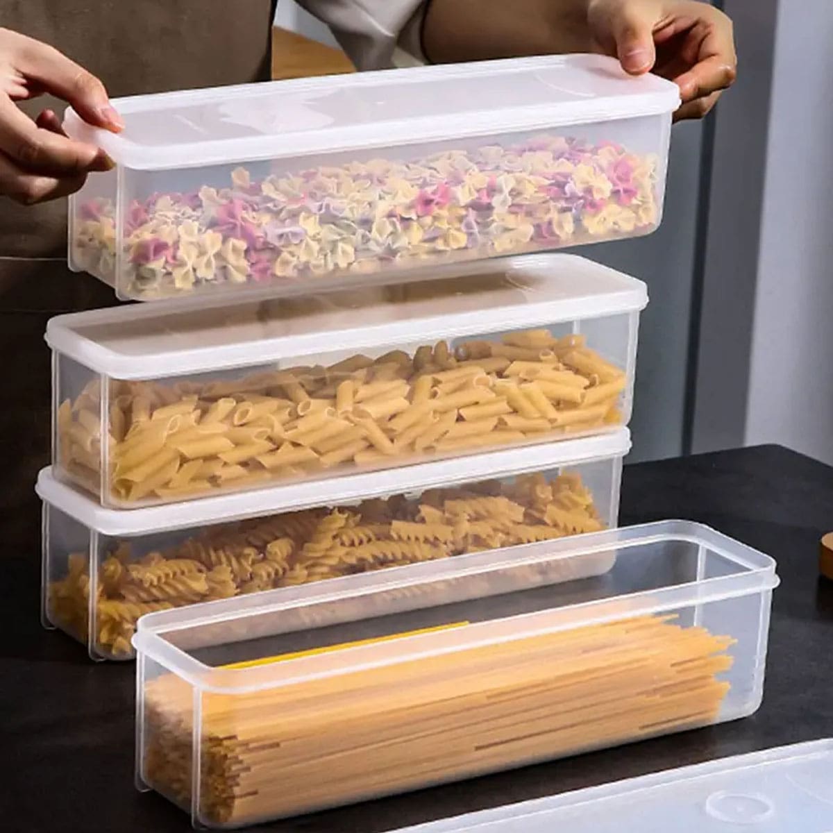 Food Storage Refrigerator - 1 Caja de Almacenamiento Transparente de