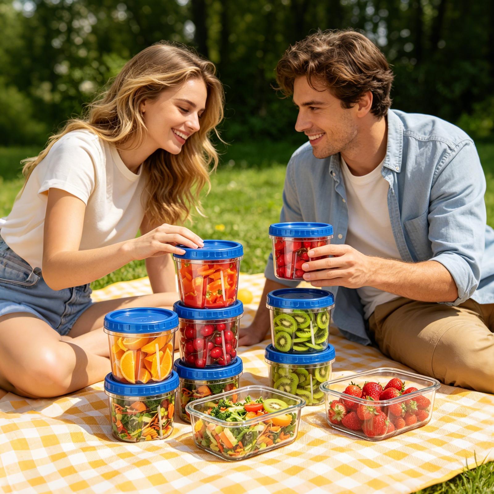 Contenedores para congelador p - Food Storage Refrigerator reseña y precio
