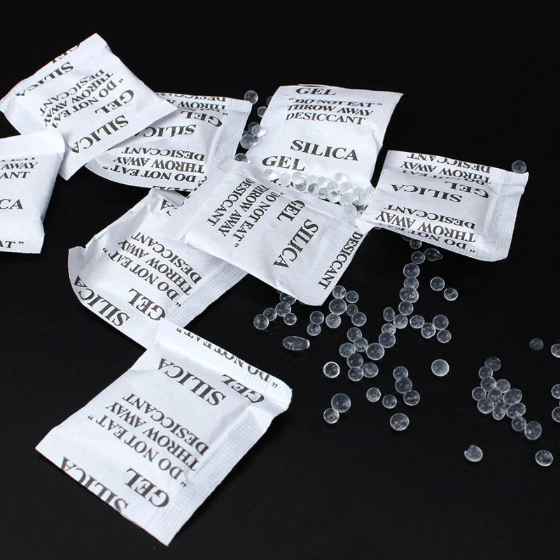 50/100 paquetes de Gel de síli - Food Storage Non Toxic reseña y precio