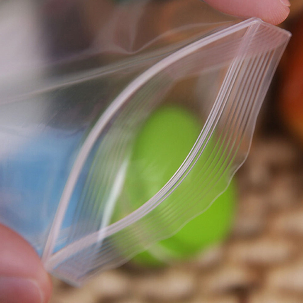 100 unidades de bolsas transpa - Food Storage Plastic Bag reseña y precio
