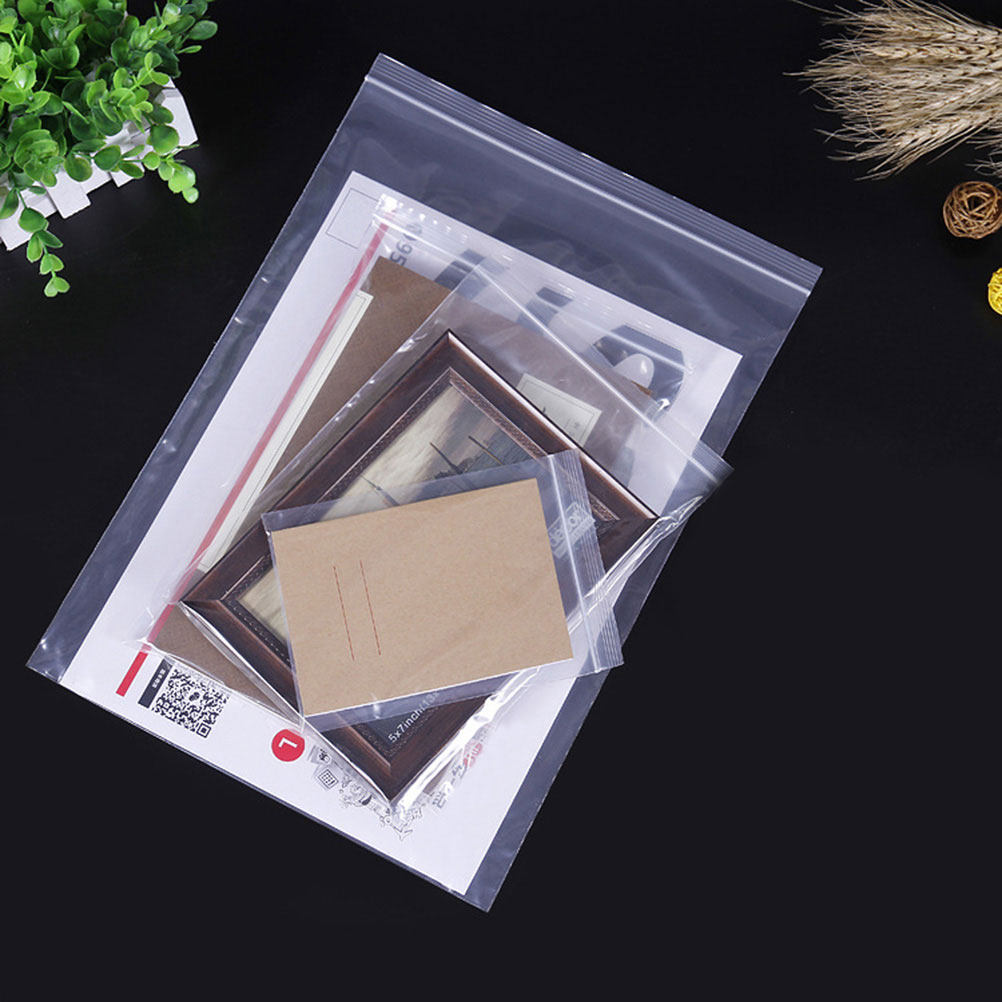 100 unidades de bolsas transpa - Food Storage Plastic Bag reseña y precio