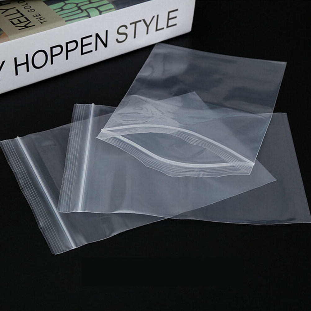 100 unidades de bolsas transpa - Food Storage Plastic Bag reseña y precio