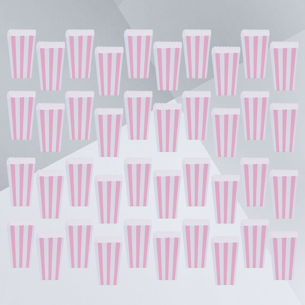 48 Cajas de Cartón Rosa a Raya - Food Storage Non Toxic reseña y precio