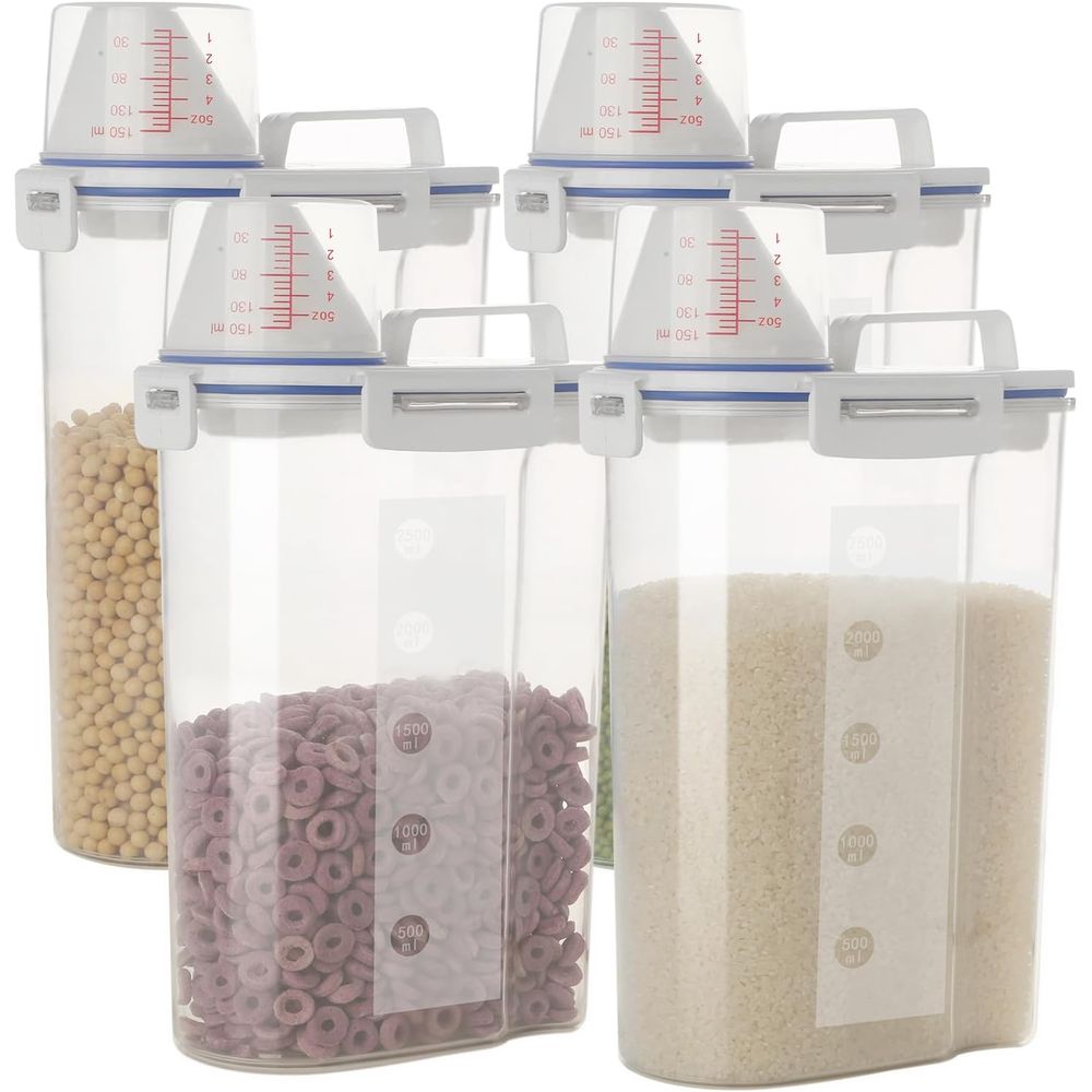 Juego de 4 Recipientes Herméti - Food Storage No Plastic reseña y precio
