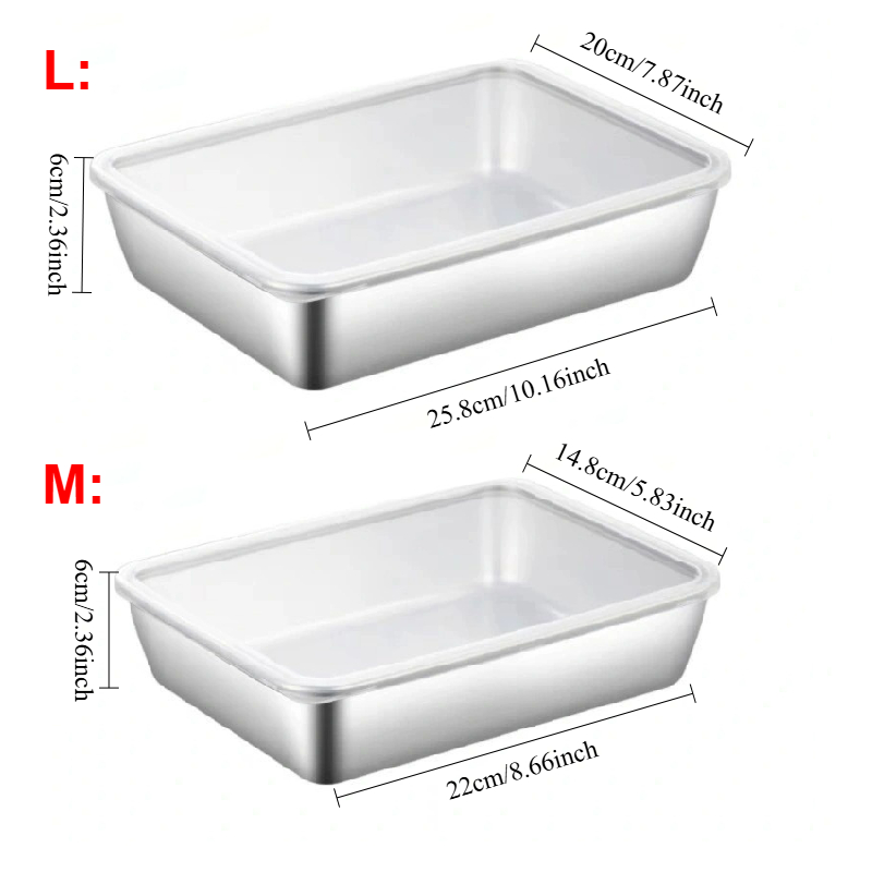 1-3 piezas de recipientes de a - Food Storage No Plastic reseña y precio