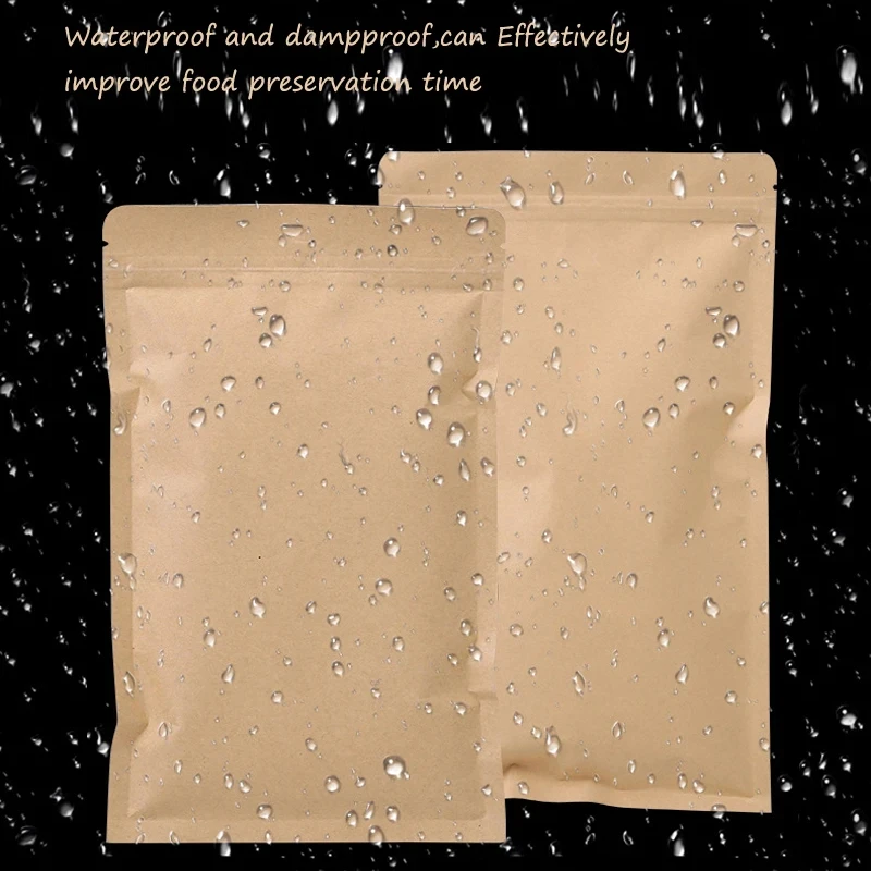 Bolsa de papel Kraft marrón co - Food Storage And reseña y precio