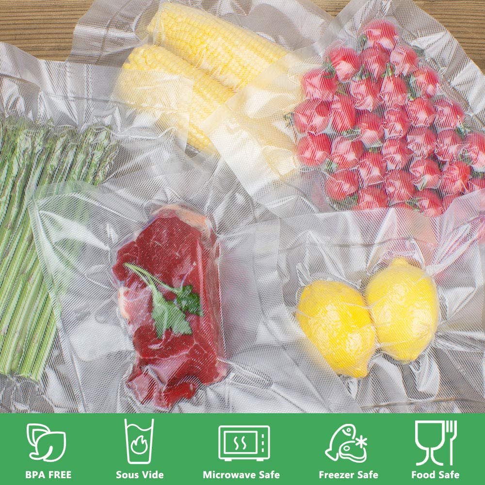 Bolsas de vacío para alimentos - Food Storage Plastic Bag reseña y precio