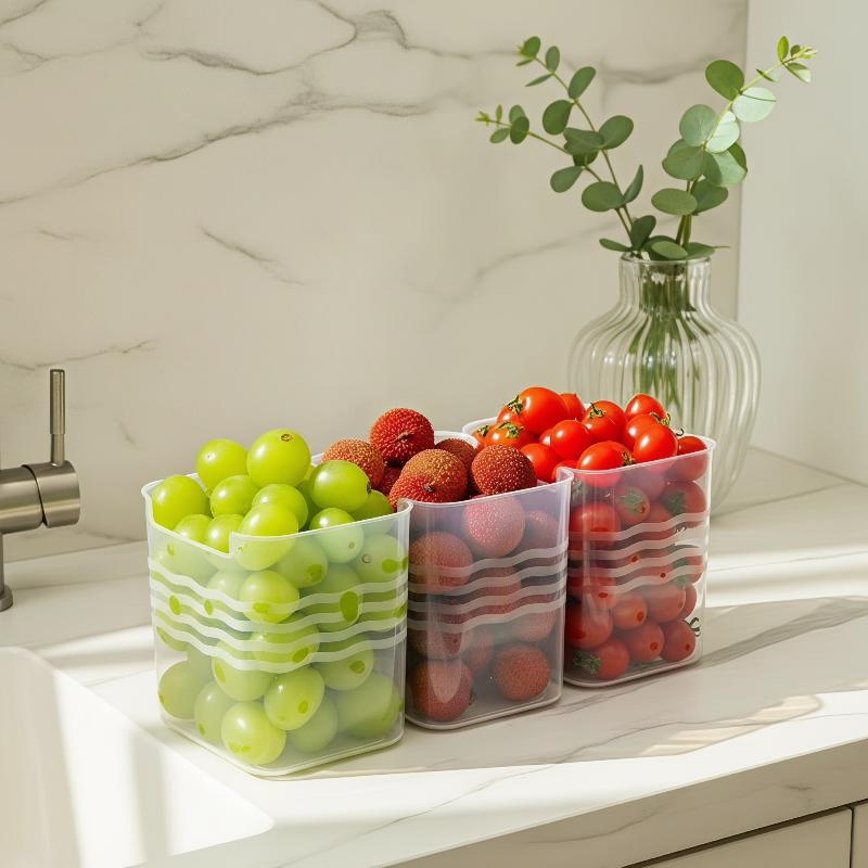 ¡Nuevo! 4 Cajas Organizadoras  - Food Storage Refrigerator reseña y precio
