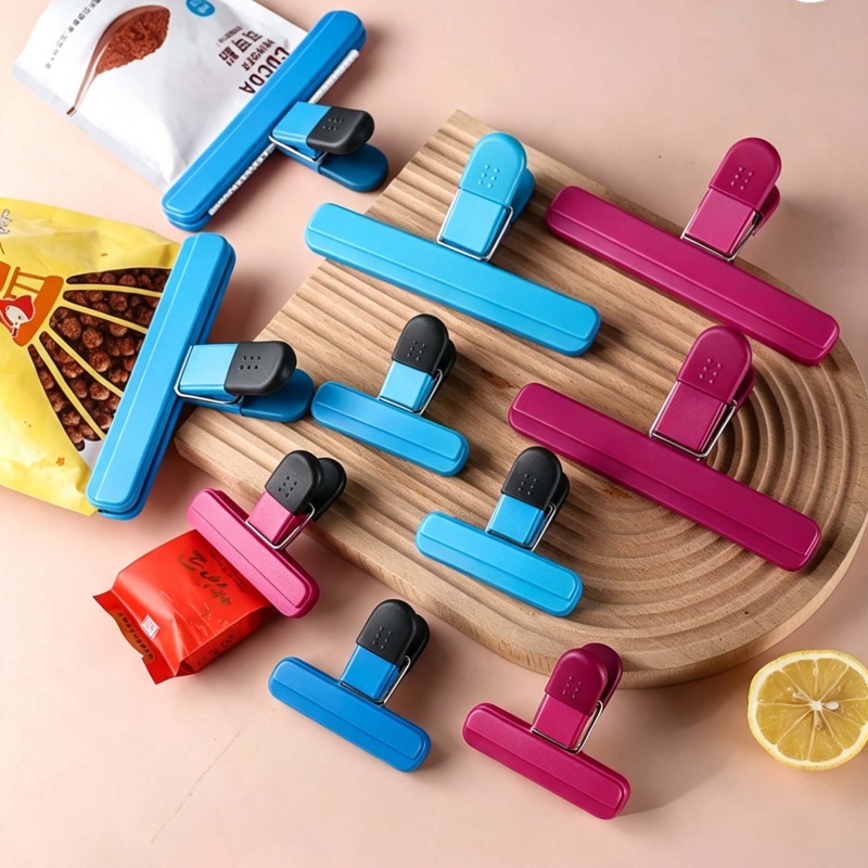 4 clips portátiles de plástico - Food Storage Plastic Bag reseña y precio