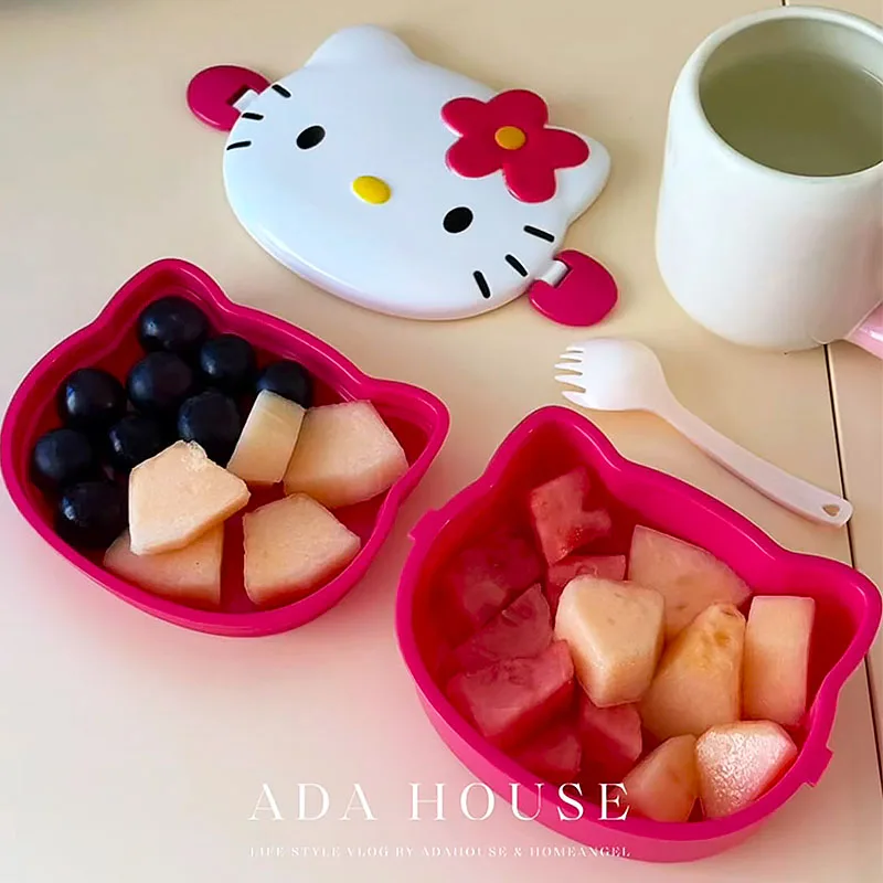 Lonchera con Forma de Hello Ki - Food Storage No Plastic reseña y precio