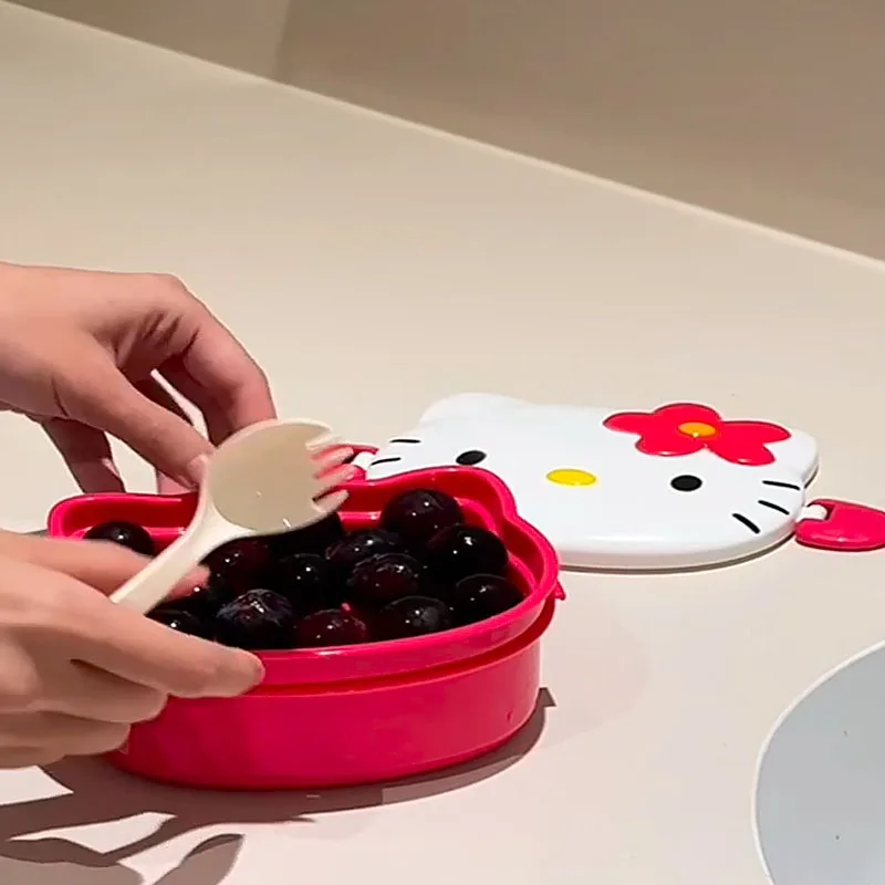 Lonchera con Forma de Hello Ki - Food Storage No Plastic reseña y precio